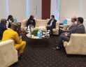 أشرف صبحي يلتقي مبعوث الاتحاد...