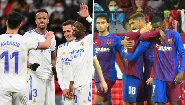مباراة برشلونة وريال مدريد