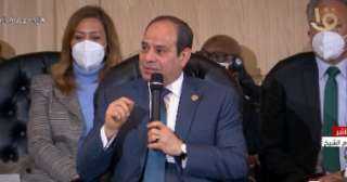 الرئيس السيسى: مصر استفادت من...