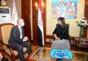 وزيرة الهجرة تبحث مع السفير...