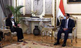 رئيس الوزراء يستقبل الأمينة التنفيذية...