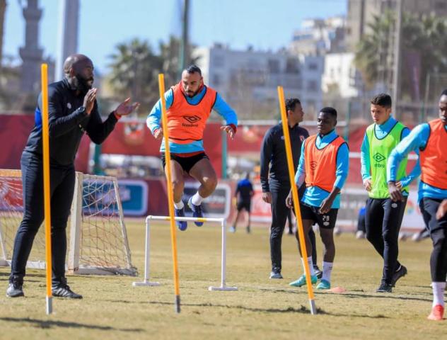 مران الأهلي.. تدريبات بدنية وتقسيمة قوية بطول الملعب