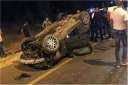 إصابة 3 أشخاص فى حادث...