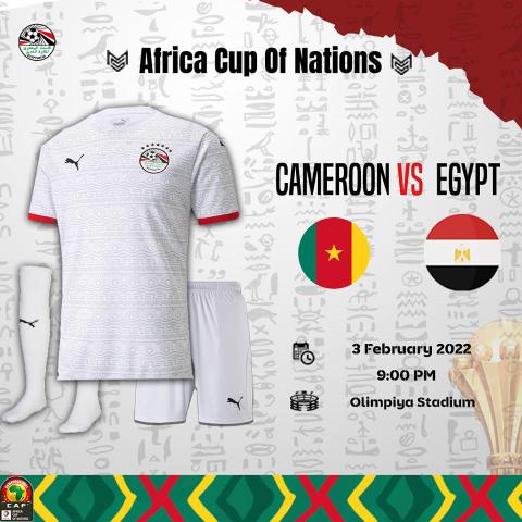 المنتخب الوطني بالزي الأبيض الكامل فى مواجهة الكاميرون.. غدآ