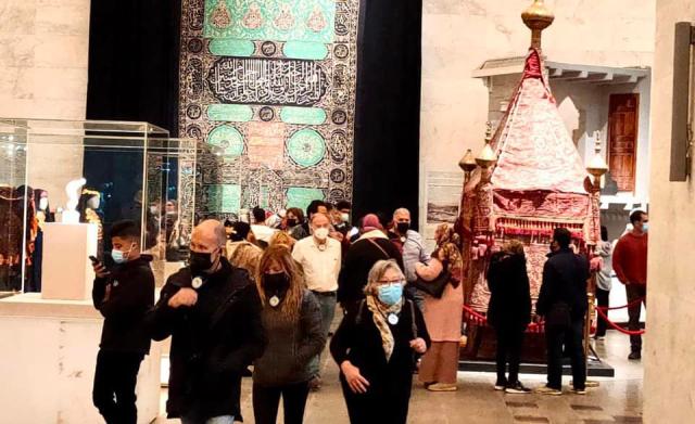 السياحة والاثار: أكثر من 4700 زائر يتوافدون إلى المتحف القومي للحضارة في أول يوم من أجازة نصف العام