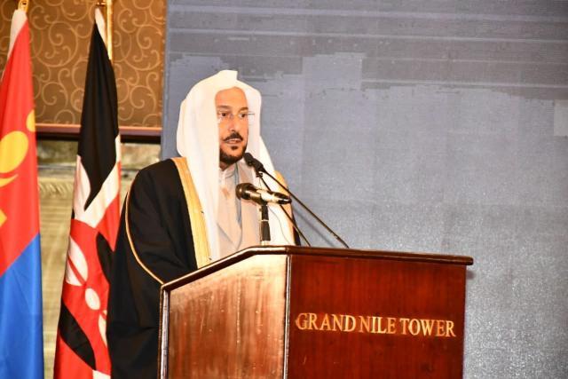 وزير الشئون الدينية والدعوة والإرشاد بالمملكة العربية السعودية :الرئيس السيسي مجاهد عظيم حفظ الله به مصر وهو يبني دولة عظيمة في مختلف المجالات