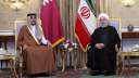 أمير قطر يستقبل الرئيس الإيراني...
