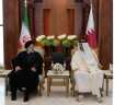 رئيس إيران وأمير قطر يوقعان...