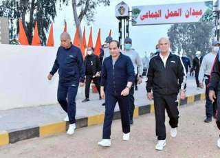 الرئيس السيسى يتفقد مقر الكلية...