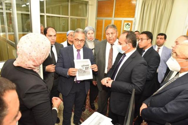 وفد الإدارة المحلية بمجلس النواب يتفقد مركز المعلومات ووحدة البنية المعلوماتية المكانية بمحافظة اسيوط