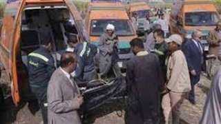 إصابة 13 شخصا فى حادث...