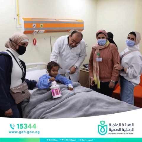هيئة الرعاية الصحية تعلن نجاح إجراء 27 جراحة أطفال في يوم واحد بالمجمع الطبي بالإسماعيلية