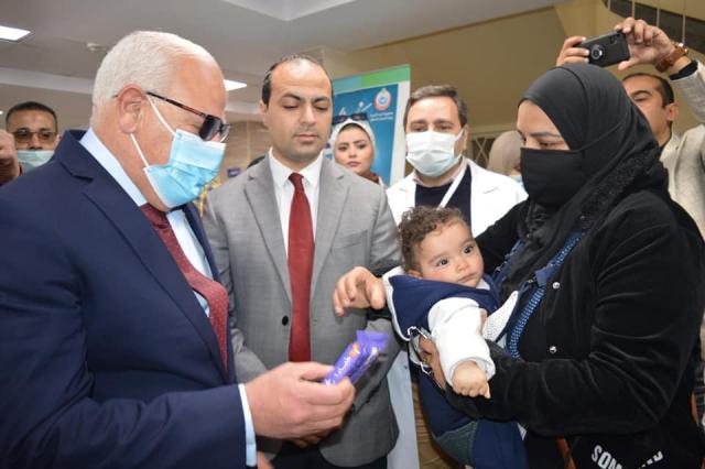 محافظ بورسعيد يدشن  حملة التطعيم ضد مرض شلل الأطفال بمحافظة بورسعيد بداية من اليوم ولمدة ٤ أيام