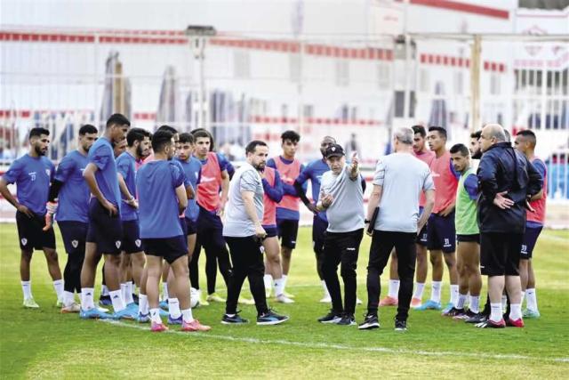 فيريرا يقود أول تدريباته مع الزمالك - صورة أرشيفية
