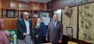 رئيس جامعة بنها يتفقد إدارات...