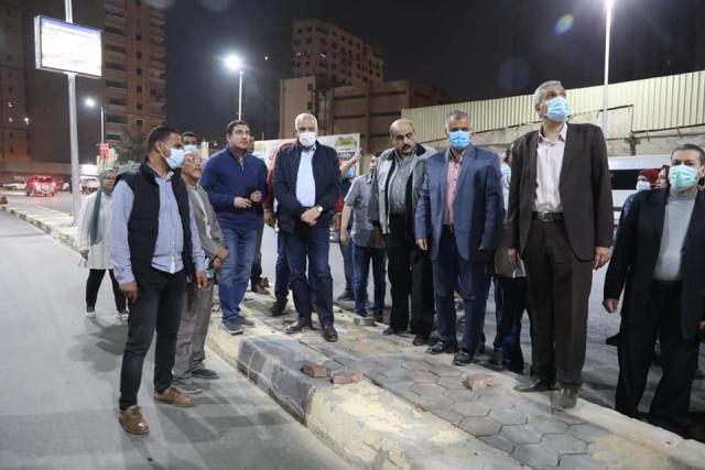 محافظ الجيزة يتفقد أعمال تغطية ترعة المريوطية في المنطقة المحصورة بين شارعي الاهرام والملك فيصل