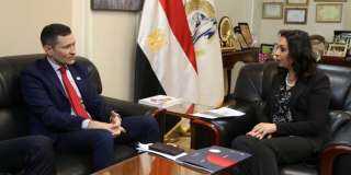 مايا مرسي تستقبل الأمين العام...