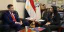 مايا مرسي تستقبل الأمين العام...