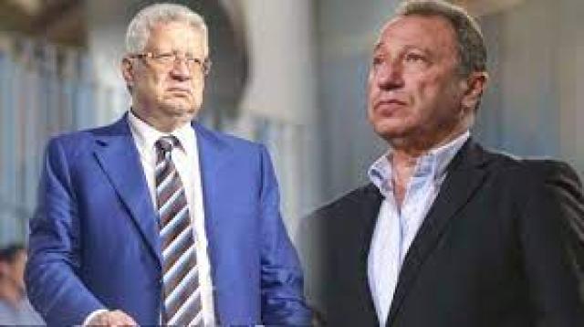 الخطيب ورئيس نادي الزمالك