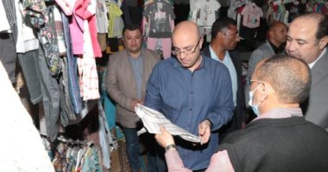 محافظ بنى سويف يتفقد منتجات معرض أهلا بالعيد بعد افتتاحه