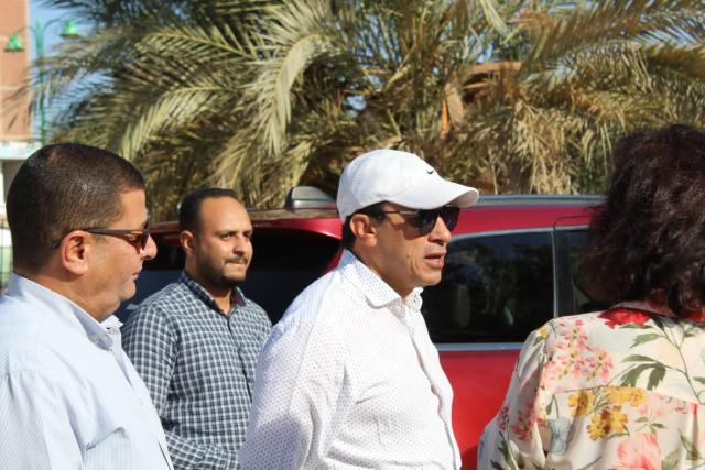 وزير الشباب والرياضة يتفقد معسكر ومركز شباب سفاجا بالبحر الاحمر