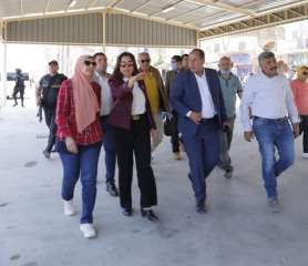 محافظ دمياط تفتتح موقف سيارات...