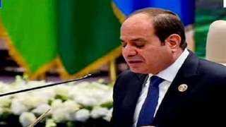 السيسي يوجه التحية للقوات المسلحة...