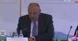سامح شكري: مصر تكافح لإنجاح...