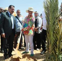 وزيرة البيئة ومحافظ الوادى الجديد...