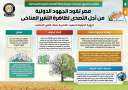 بالإنفوجراف... مصر تقود الجهود الدولية...