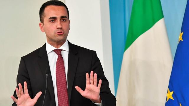 وزير الخارجية الإيطالي لويجي دي مايو