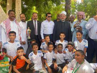وزيرى الشباب والأوقاف ومحافظ الوادي...