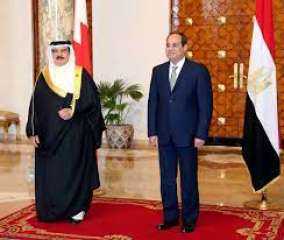 الرئيس السيسى يؤكد لملك البحرين...