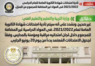 الحكومة تنفى تأدية امتحانات شهادة...