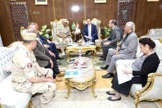 محافظ المنوفية  يستقبل مدير...