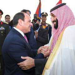 الرئيس السيسي يستقبل ولى العهد...
