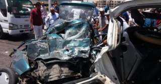 إصابة 3 أشخاص فى حادث...