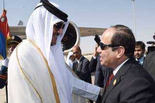 الرئيس السيسى يستقبل امير دولة...