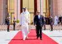 استقبال الرئيس السيسي أمير قطر...