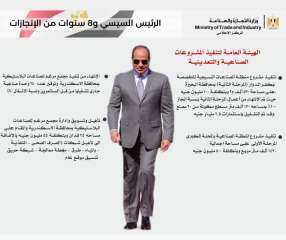 الرئيس السيسي و8 سنوات من...