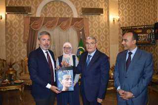 محافظ المنيا يستقبل السفير الإيطالي...