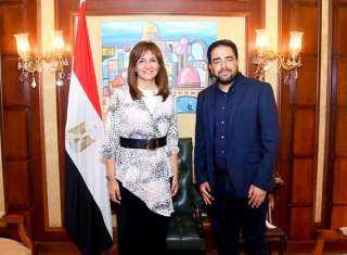 وزيرة الهجرة تستقبل الدكتور أحمد...