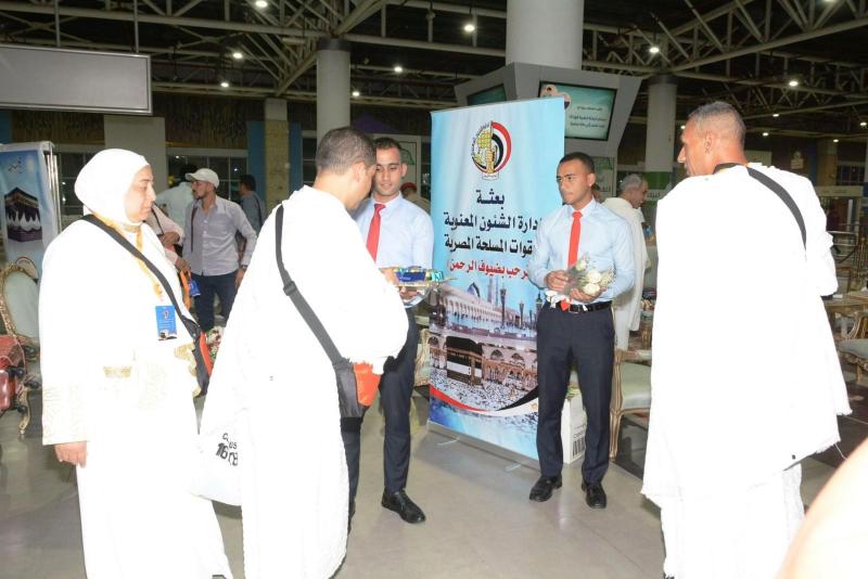 بعثة الحج للقوات المسلحة تغادر إلى الأراضى المقدسة لأداء مناسك الحج