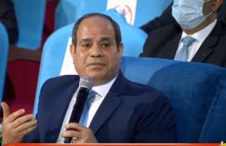 بالفيديو.. السيسي: الناس بتقول ما...
