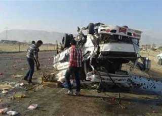 أسماء 9 مصابين فى حادث...