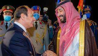 ولى العهد السعودى يستقبل الرئيس...