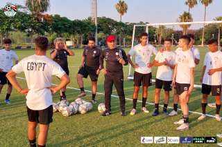 منتخب الناشئين يواصل تدريباته بمعسكر...