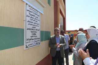 محافظ المنوفية يفتتح مدارس ميت...