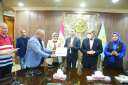 محافظ كفر الشيخ يكرم لاعبي...