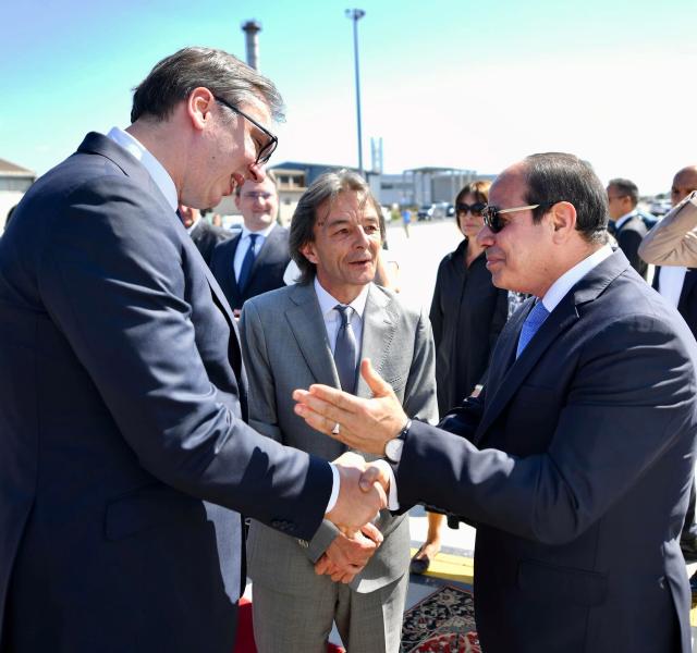 زيارة الرئيس السيسي لصربيا
